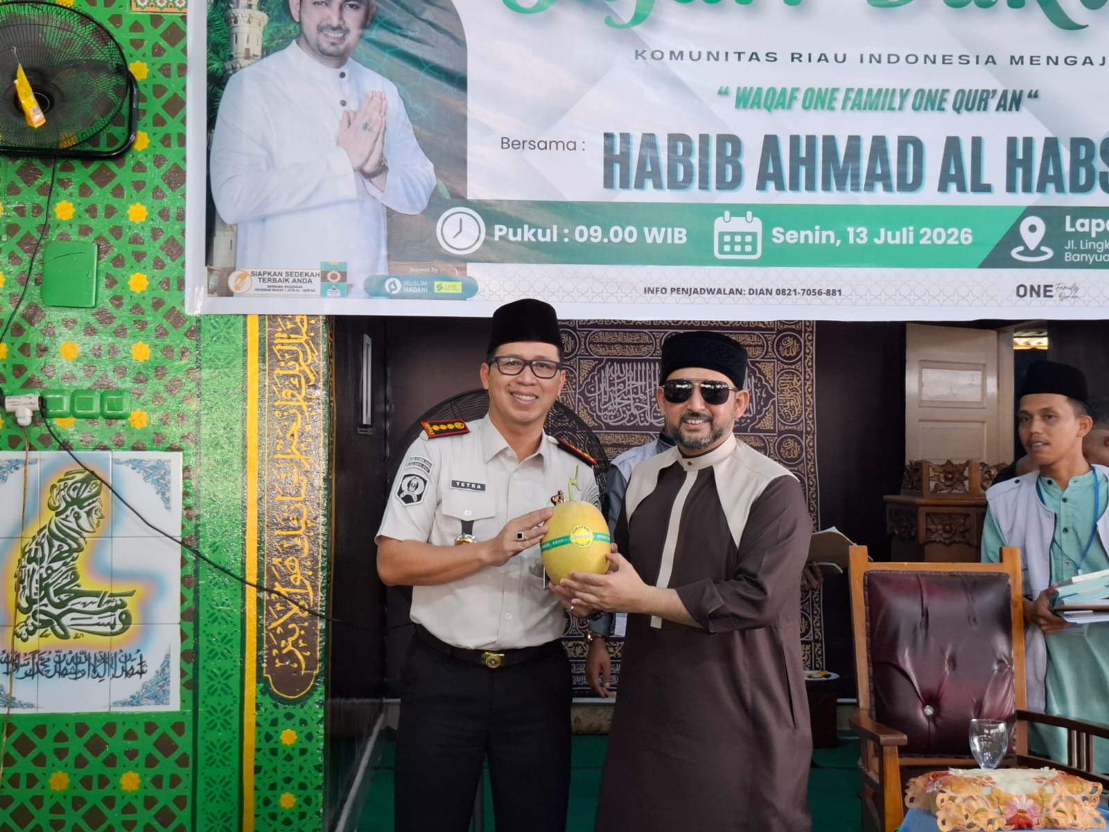 Produktif dan Menginspirasi, Green House Melon Lapas Banyuasin Dilirik Habib Ahmad Al Habsyi